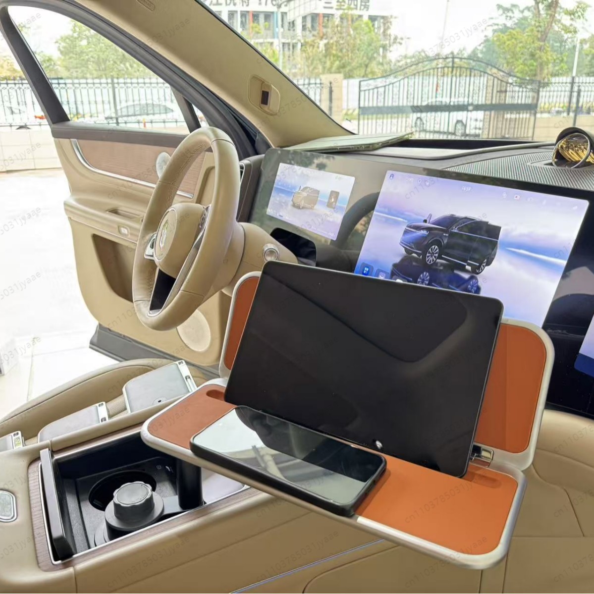 Desk Setup Notebook - Neuer faltbarer Auto-Tisch, tragbarer Laptop-Schreibtisch &