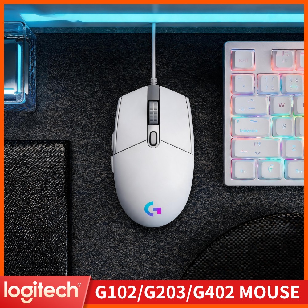 Logitech Mouse G203 - Logitech G203 LIGHTSYNC Kabelgebundene Gaming-Maus 8000