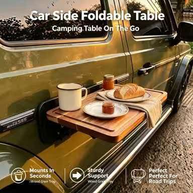 Desk Setup Equipment - Outdoor-Camping-Picknick-Tisch aus Holz, faltbar, für die