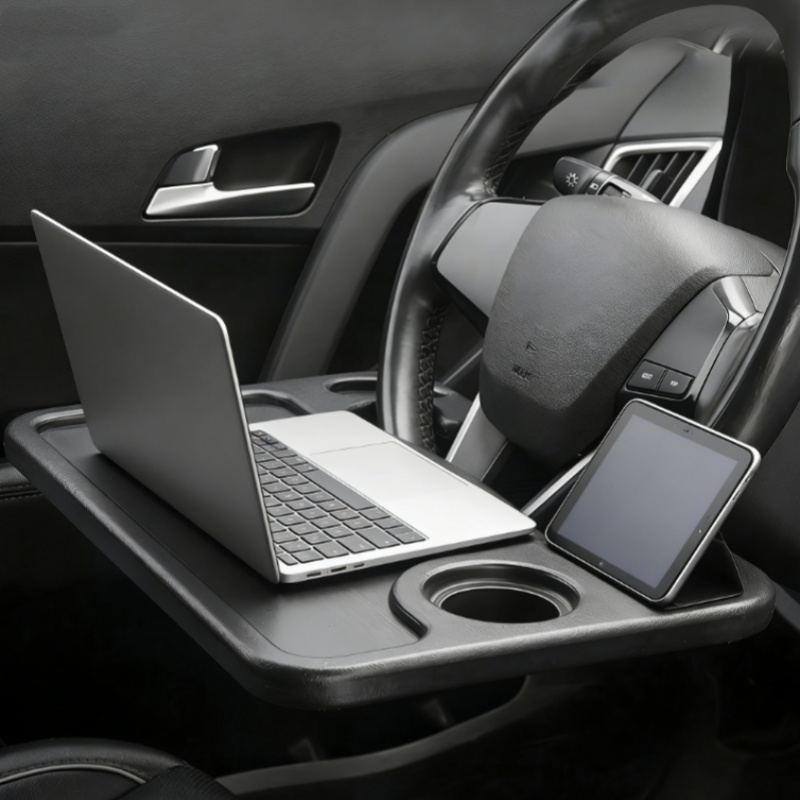 Desk Setup Notebook - Auto-Lenkradtisch Universelle Lenkradhalterung Laptop-Tablet Multifunktionaler Esstisch-Halter