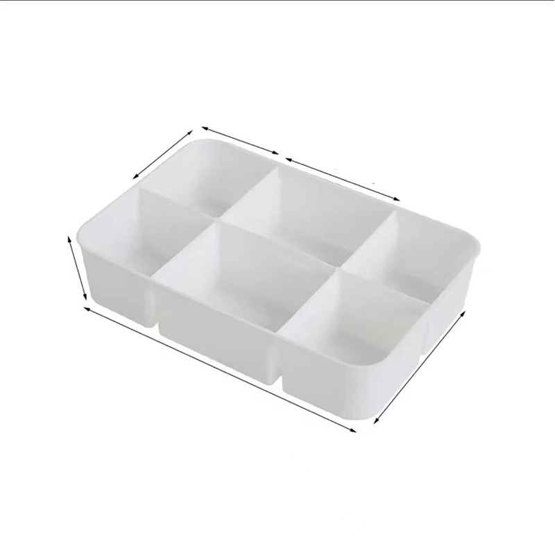 Desk Setup Trading - Transparente stapelbare Aufbewahrungsbox, 4-stufiger tragbarer Organizer