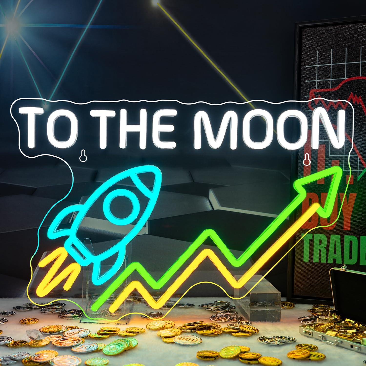 Neon-Schild für Daytrading-Zub – Desk Setup Trading Bewertung und Preis