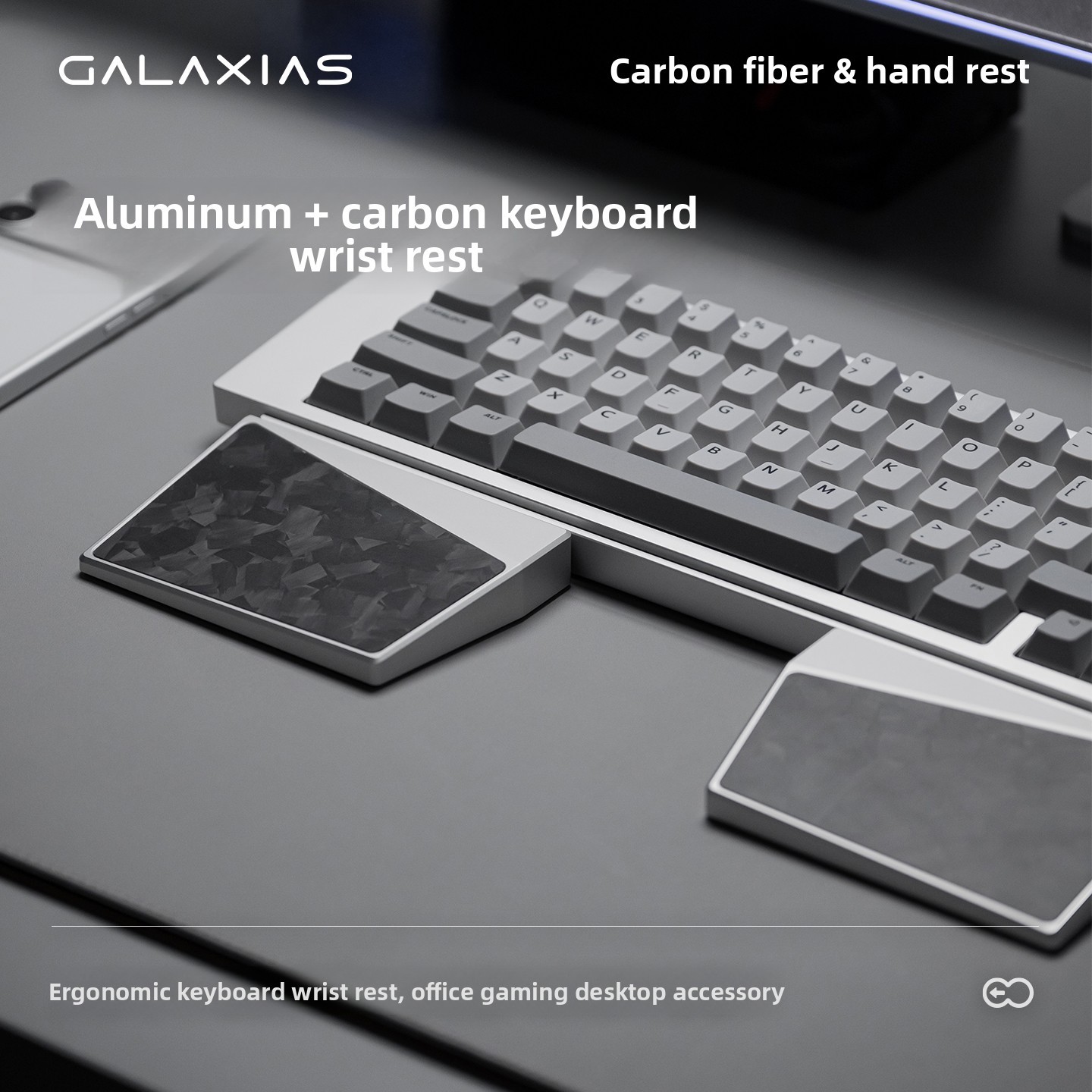 Maßgefertigte Aluminium-Legier – Ergonomic Desk Setup Keyboard Bewertung und Preis