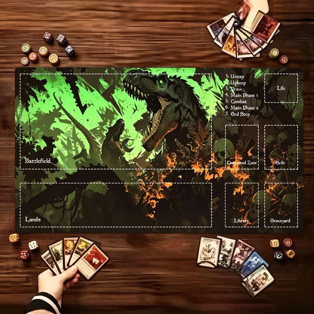 Dark Jungle Dinosaur Große Erw – Desk Setup Trading Bewertung und Preis