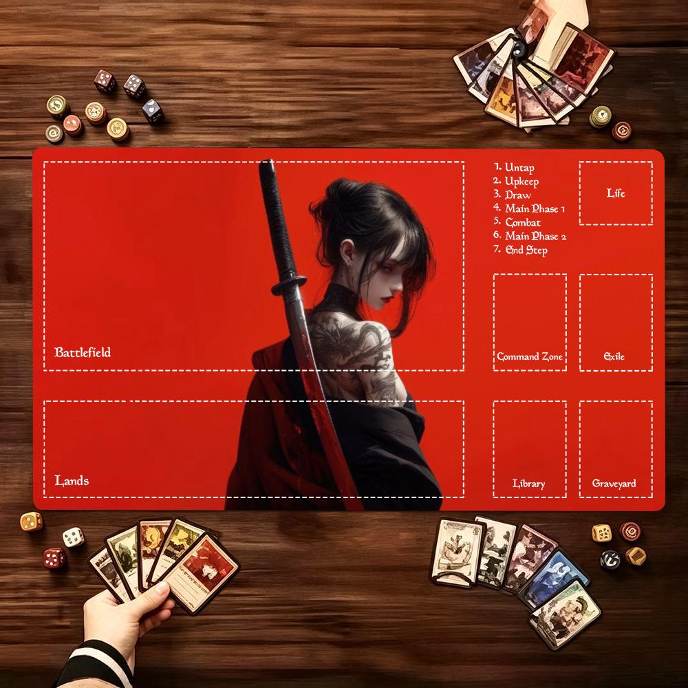 Anime Samurai Kriegerin Mädche – Desk Setup Trading Bewertung und Preis