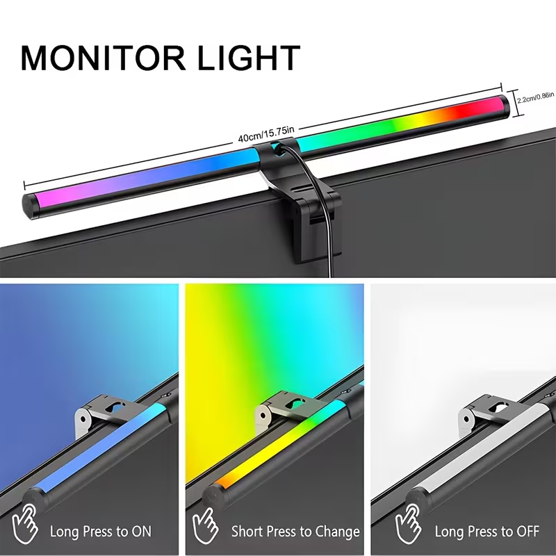 Monitor-Lichtleiste RGB-Lichtl – Desk Setup Equipment Bewertung und Preis