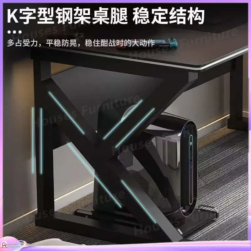Cafe Metall-Gaming-Schreibtisc – L Shaped Desk Setup Bewertung und Preis