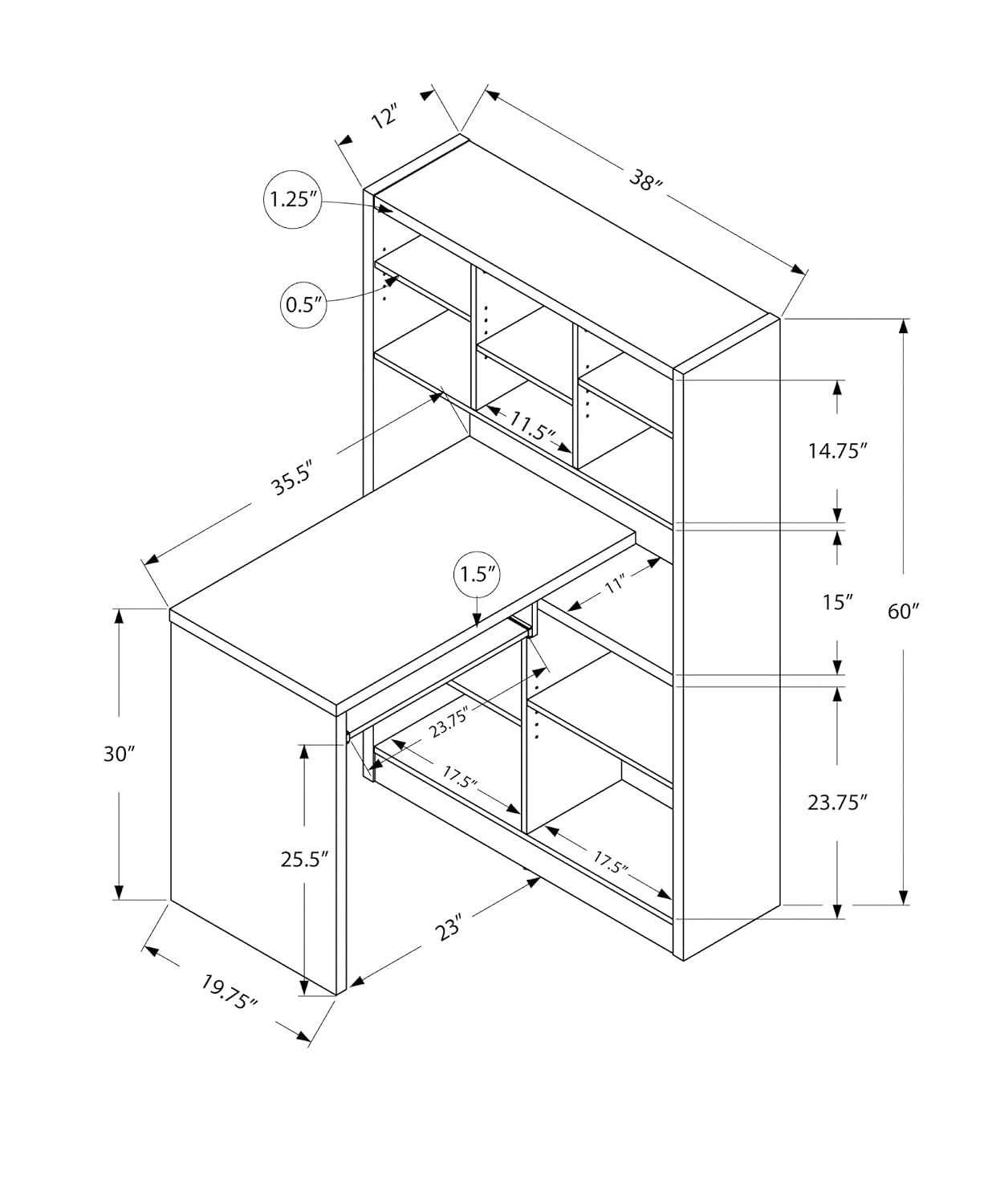 Eckschreibtisch mit verstellba – Desk Setup Corner Bewertung und Preis