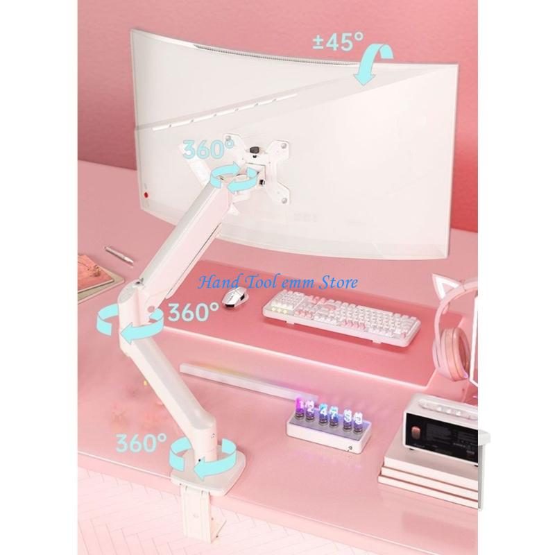 H37F Langarm-Bildschirm-Comput – Desk Setup Monitor Arm Bewertung und Preis