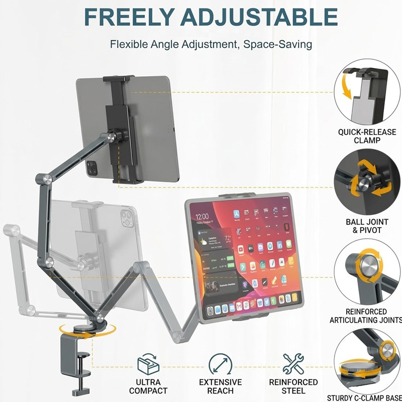 iPad-Halterung für Schreibtisc – Desk Setup Monitor Arm Bewertung und Preis