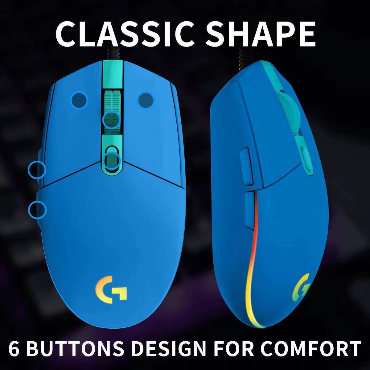 Logitech G203 Gaming-Maus 8000 – Logitech Mouse G203 Bewertung und Preis