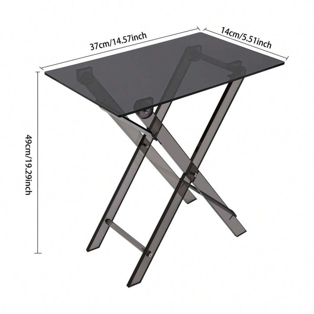 Klare Acryl-Klapptisch 19,3 x  – Desk Setup Corner Bewertung und Preis