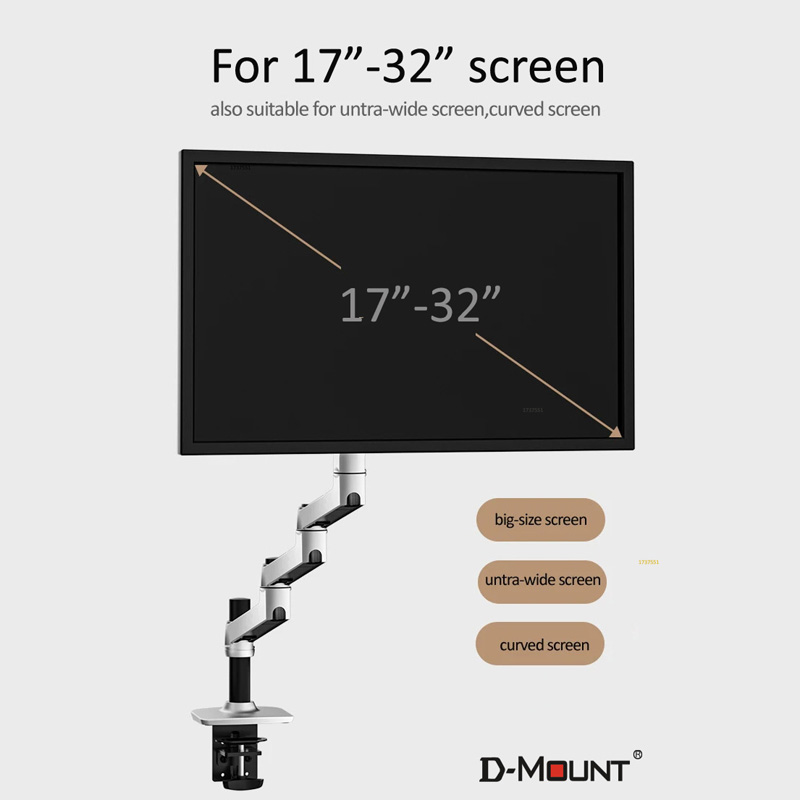 (1098mm) DL-8014 Mechanische F – Desk Setup Monitor Arm Bewertung und Preis
