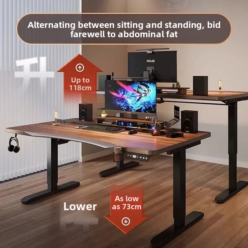 Höhenverstellbarer Computertis – L Shaped Desk Setup Bewertung und Preis