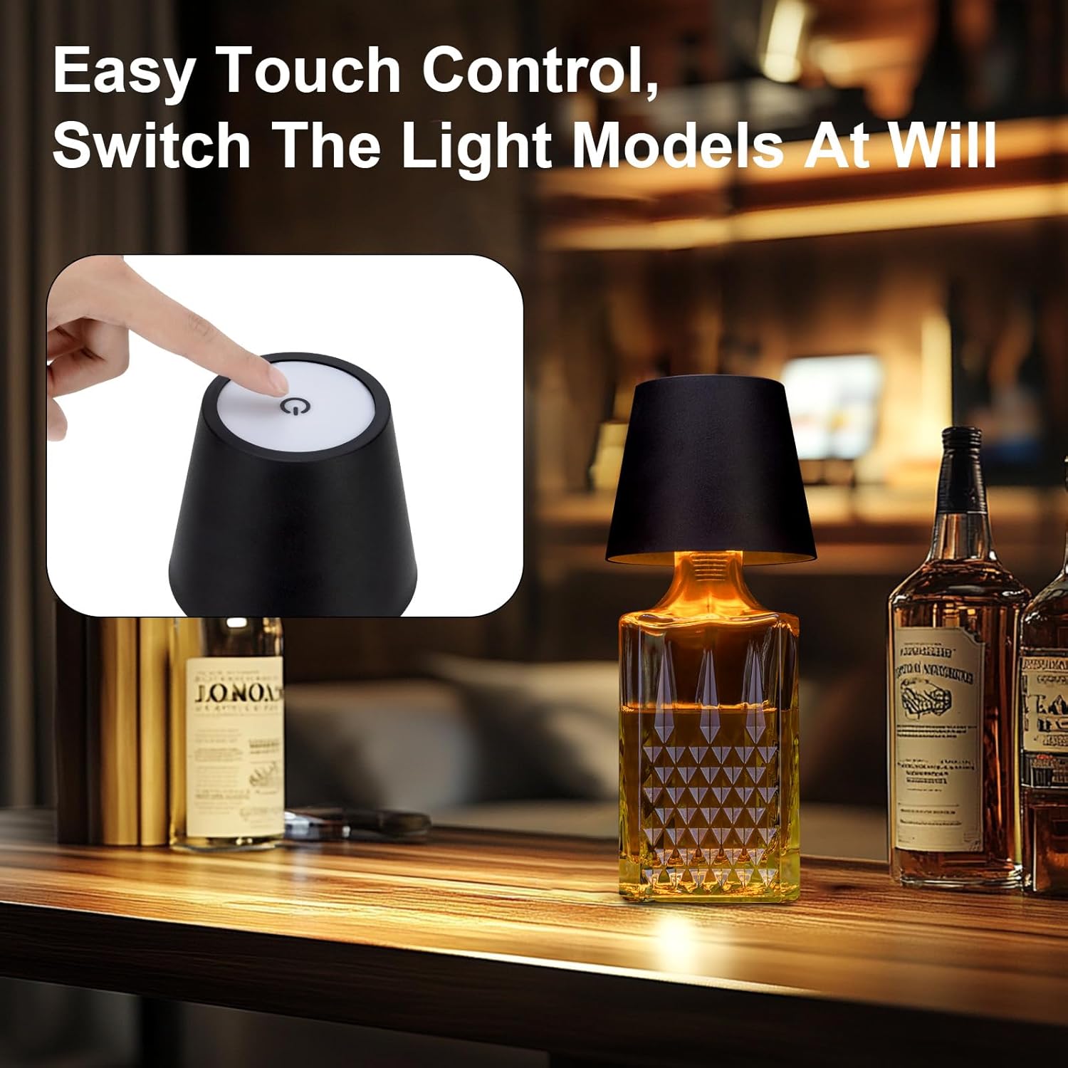 Neue Weinflaschen-LED-Lampe De – Desk Setup Equipment Bewertung und Preis