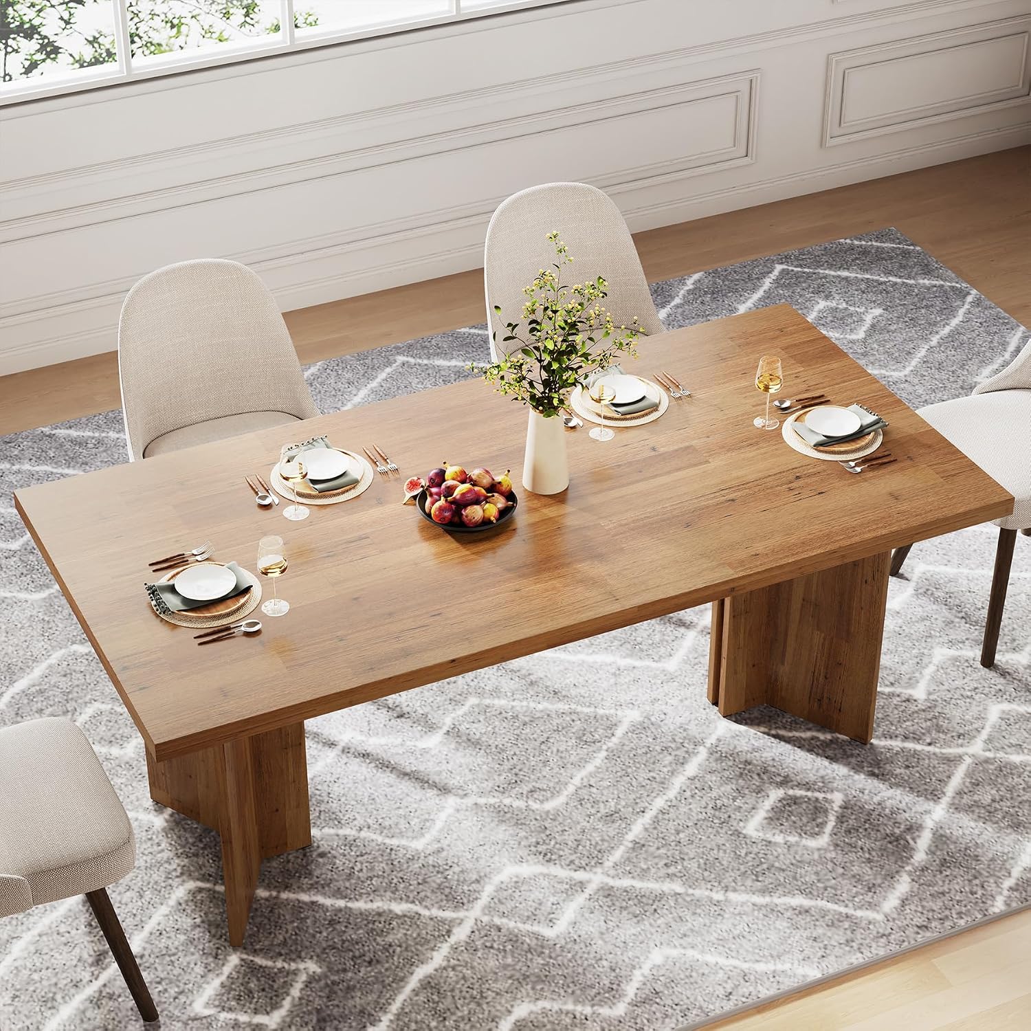 Großer rechteckiger Esstisch a – Desk Setup Living Room Bewertung und Preis
